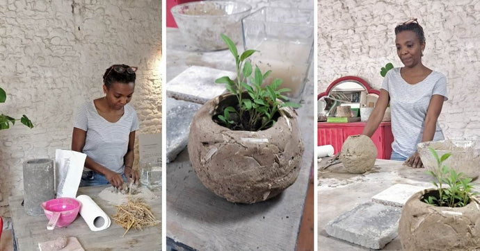 Creare vasi per piante fai da te con La Terra Cruda - Tutorial
