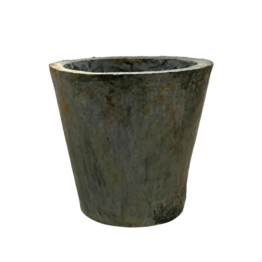 Vaso di design Pandoro lisciato a pietra d’Agata La Terra Cruda