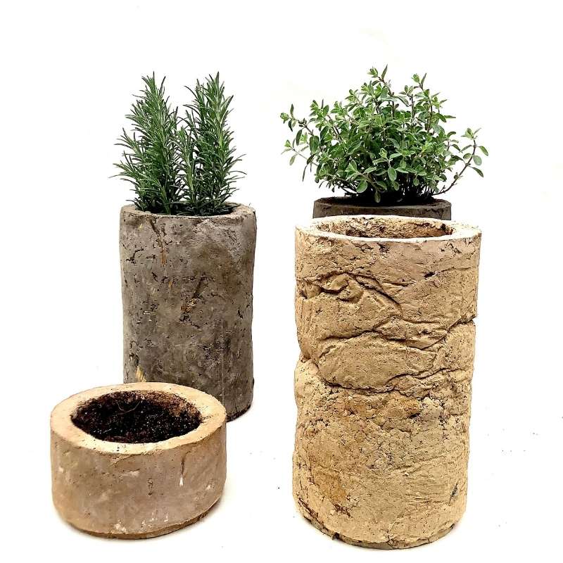 Vaso Nudo® in Terra Cruda | vasi naturali Big & Small