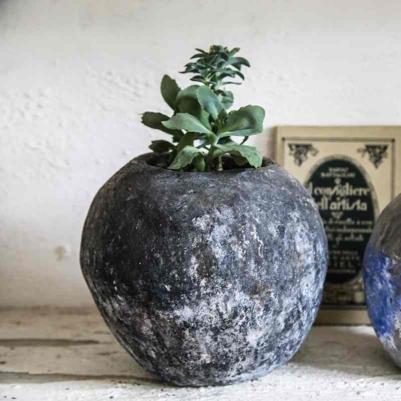 Vaso Luna in Terra Cruda Lisciato a Pietra d’Agata | Terra Cruda®